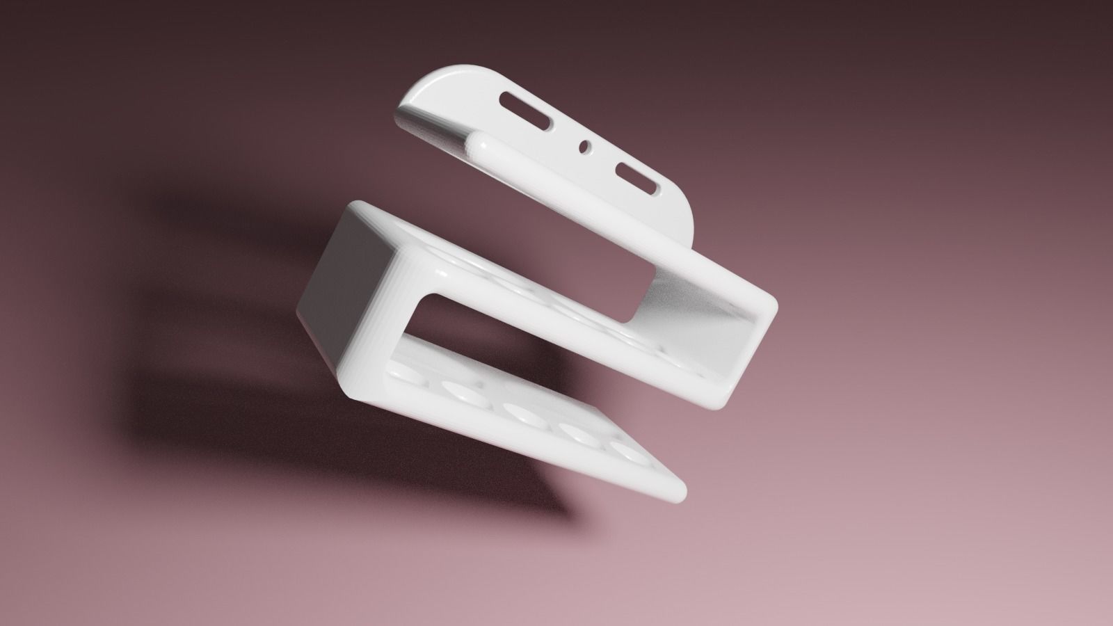 Toothbrush holder 3D print model_3