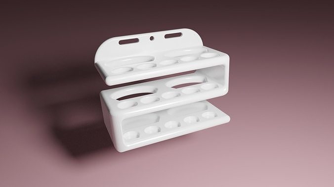 Toothbrush holder 3D print model