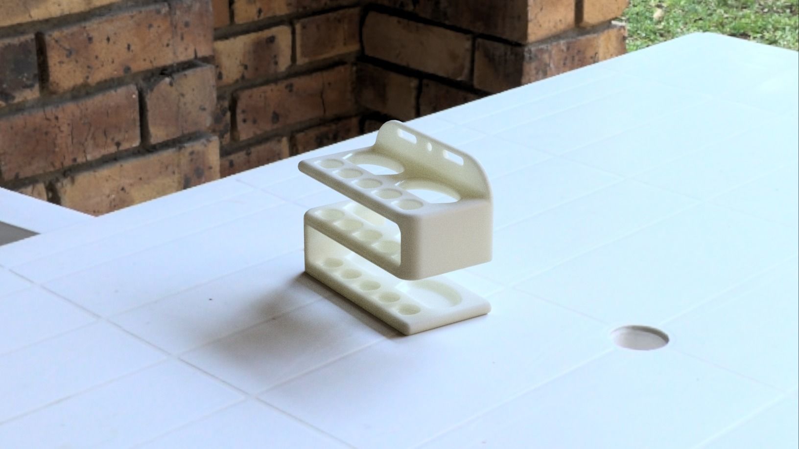 Toothbrush holder 3D print model_13