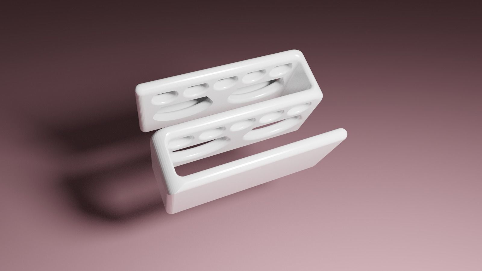 Toothbrush holder 3D print model_5