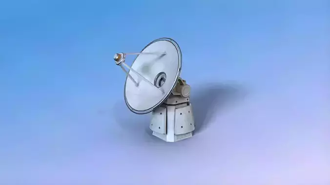 Radar Rig Low-poly 3D model