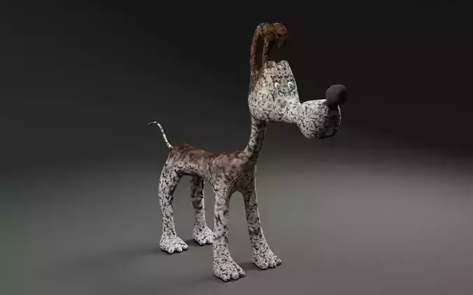 Dog pluto 3D print model