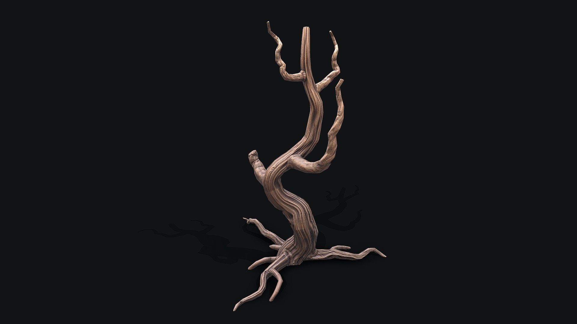 Dead tree 2 pbr Low-poly 3D model Low-poly 3D model_4