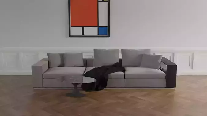 3D Flex Form Groundpiece Sofa