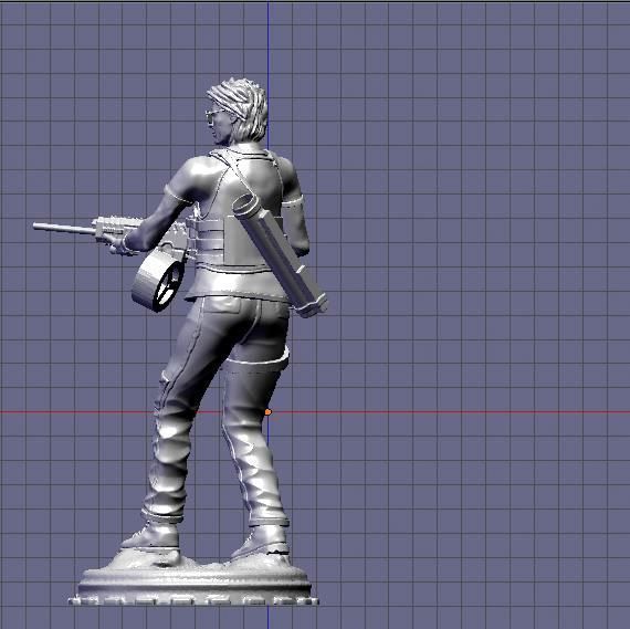 Sarah Connor Terminator dark fate 3D print model_8