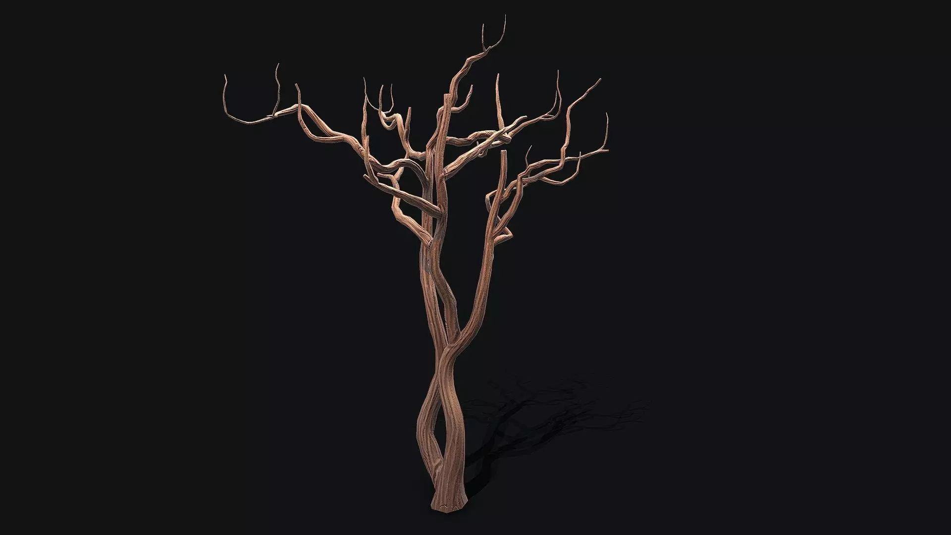 Dead tree 3 pbr Low-poly 3D model Low-poly 3D model