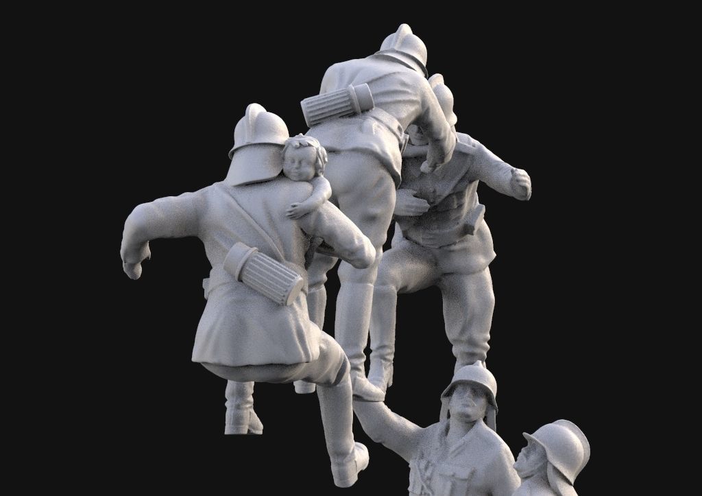 fire brigade 3D print model_10