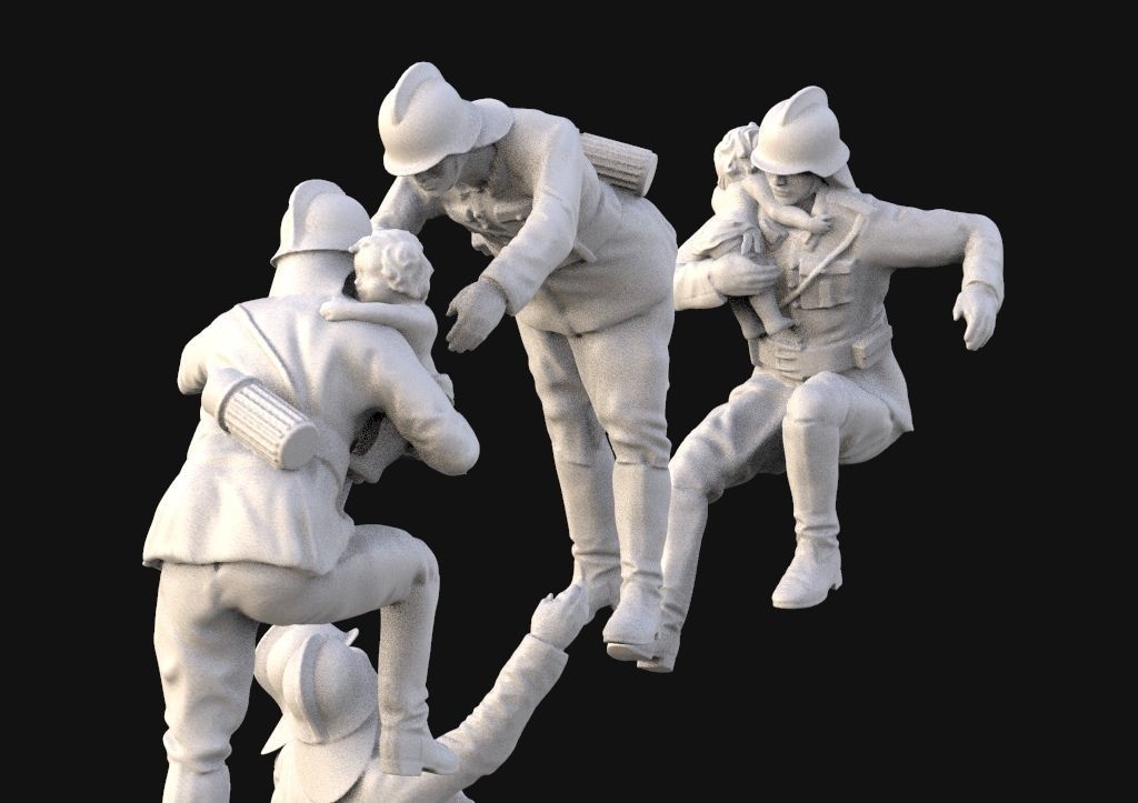 fire brigade 3D print model_7