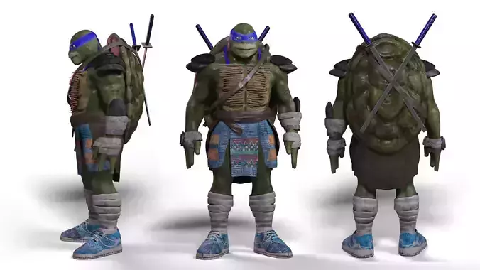 ninja turtle leonardo game model