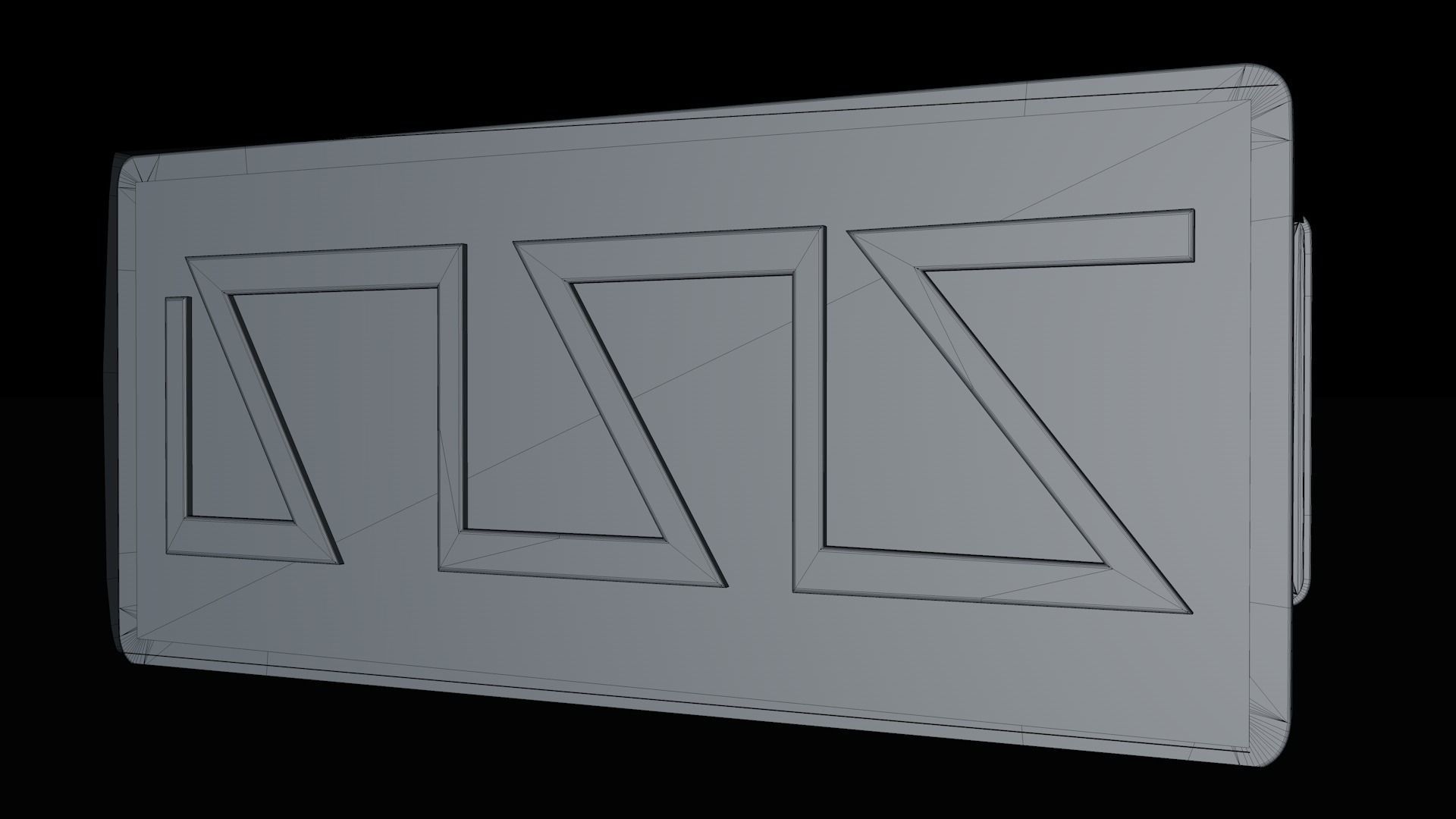 Sci Fi Room Low-poly 3D model_12