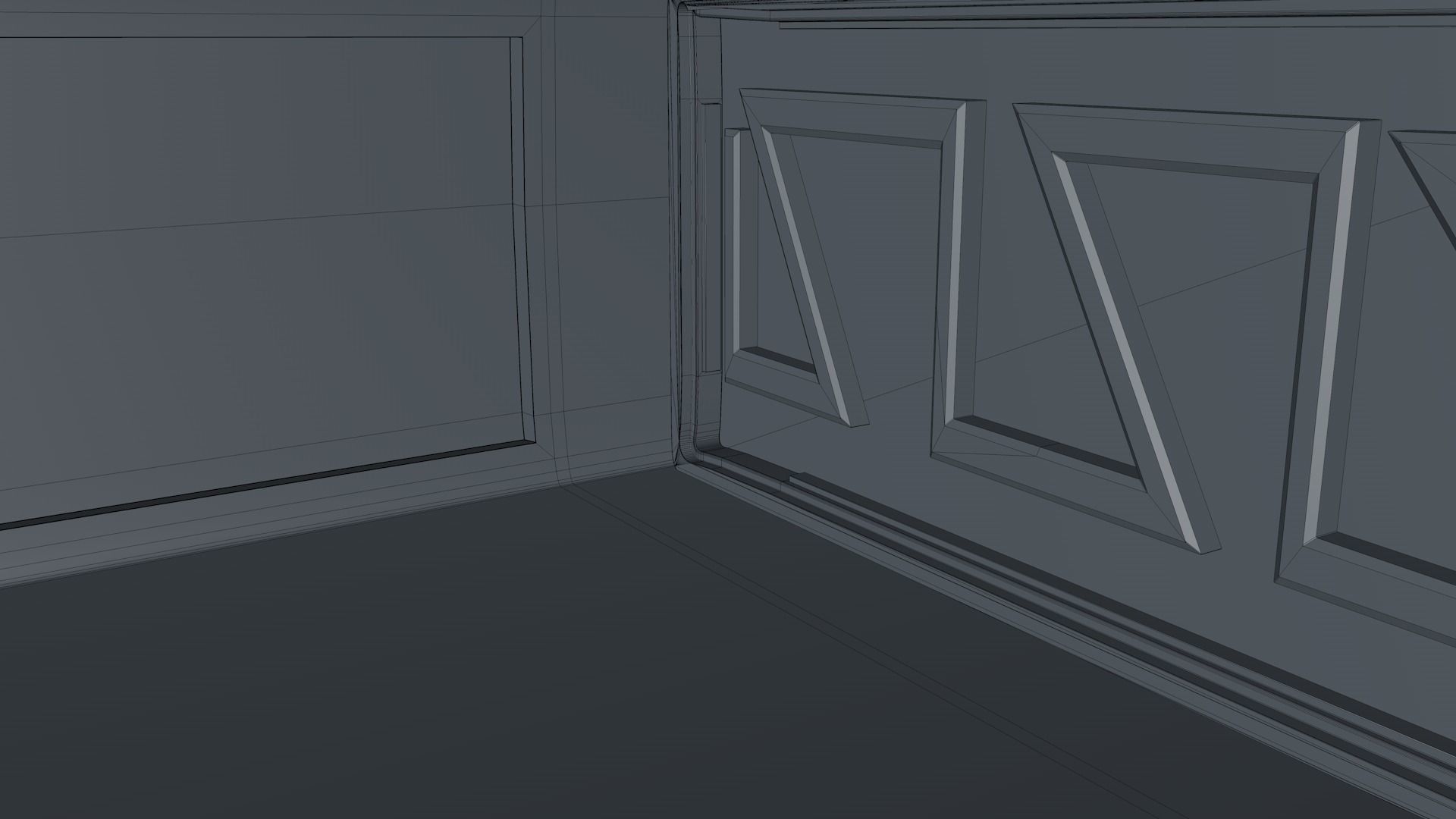 Sci Fi Room Low-poly 3D model_10