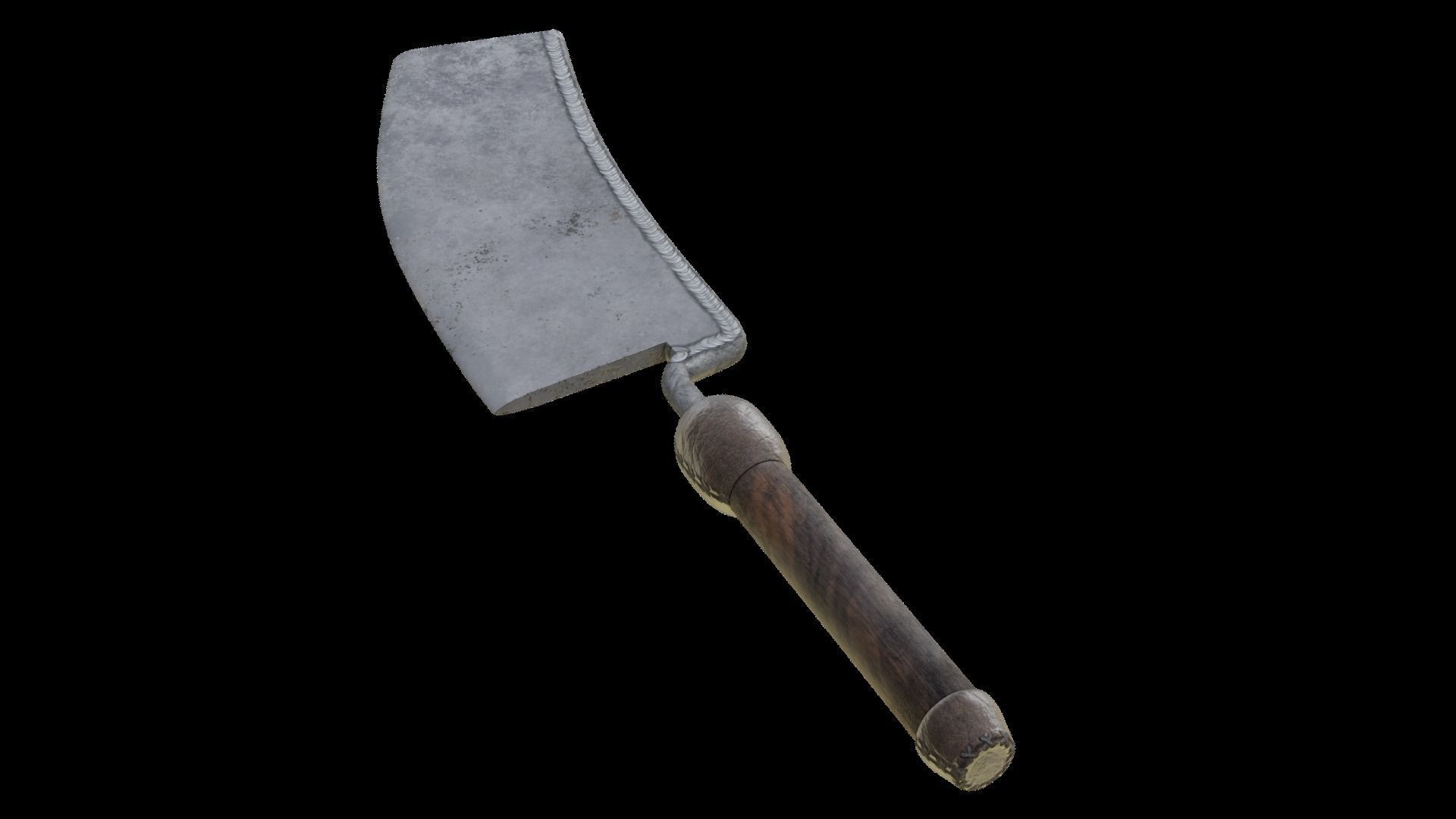 Rusty Cleaver Free low-poly 3D model_15