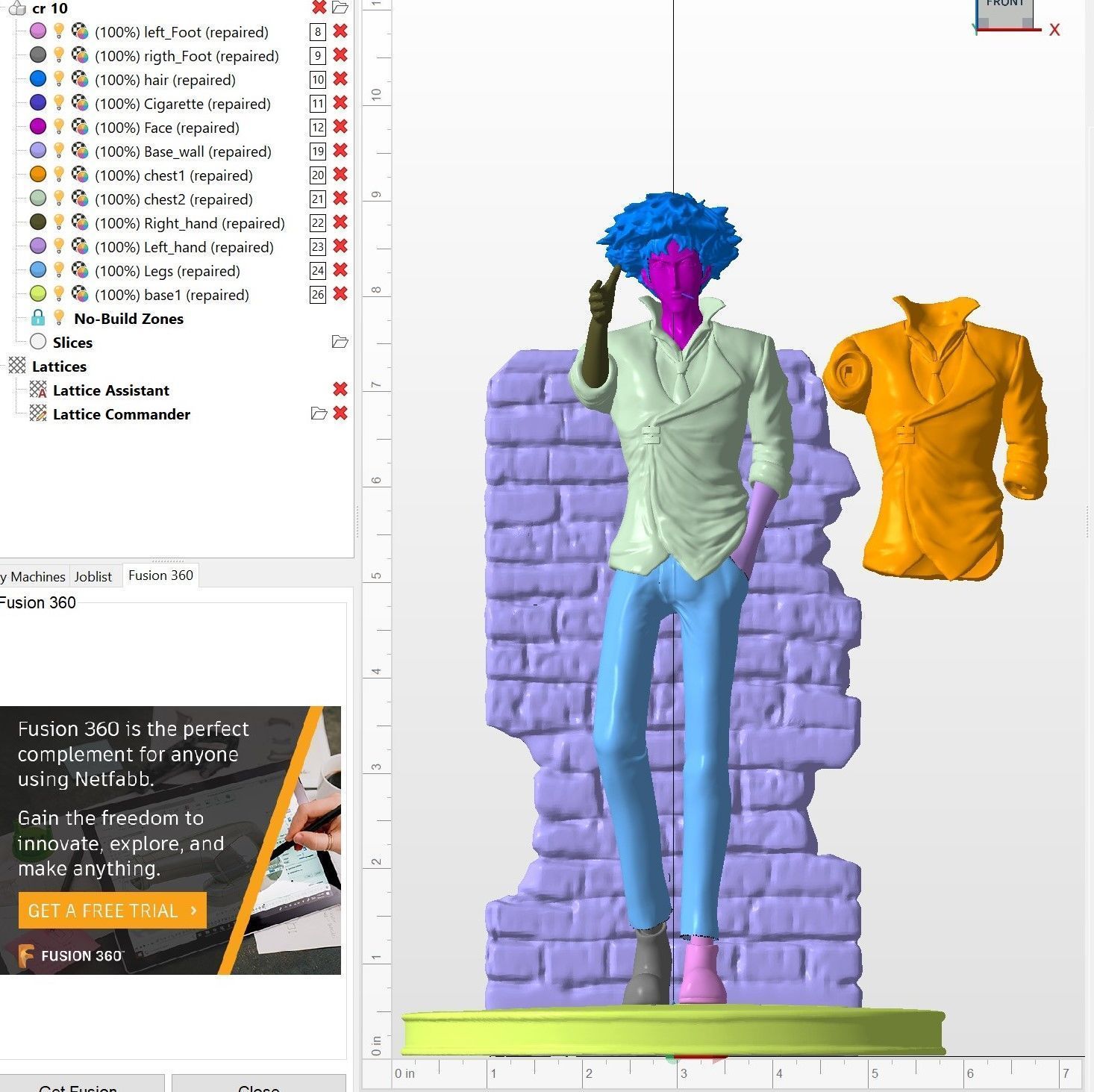 cowboy bebop - Spike  3D print model_5