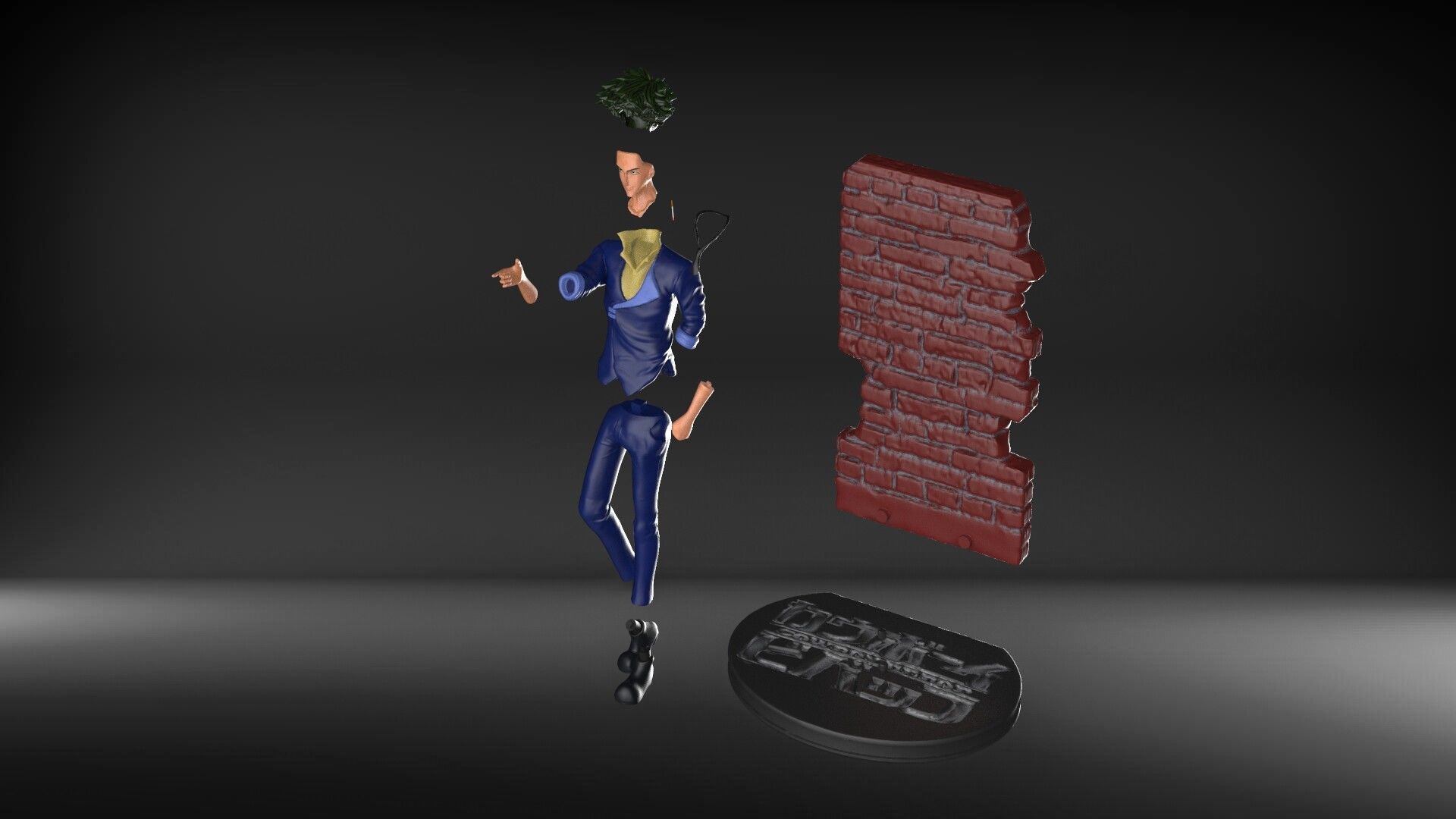 cowboy bebop - Spike  3D print model_4