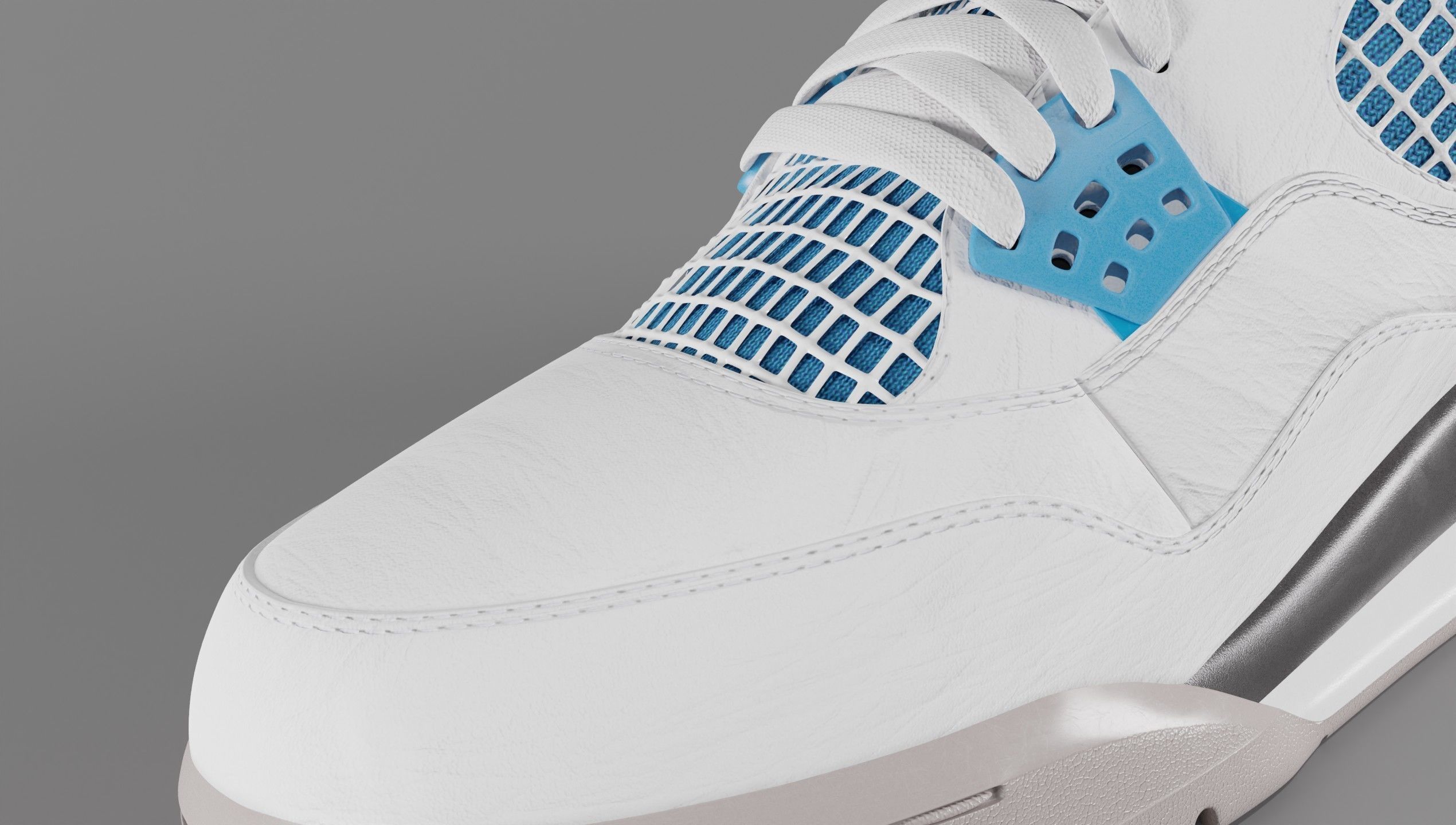 Nike Air Jordan 4 What The Shoe Low-poly 3D model_62