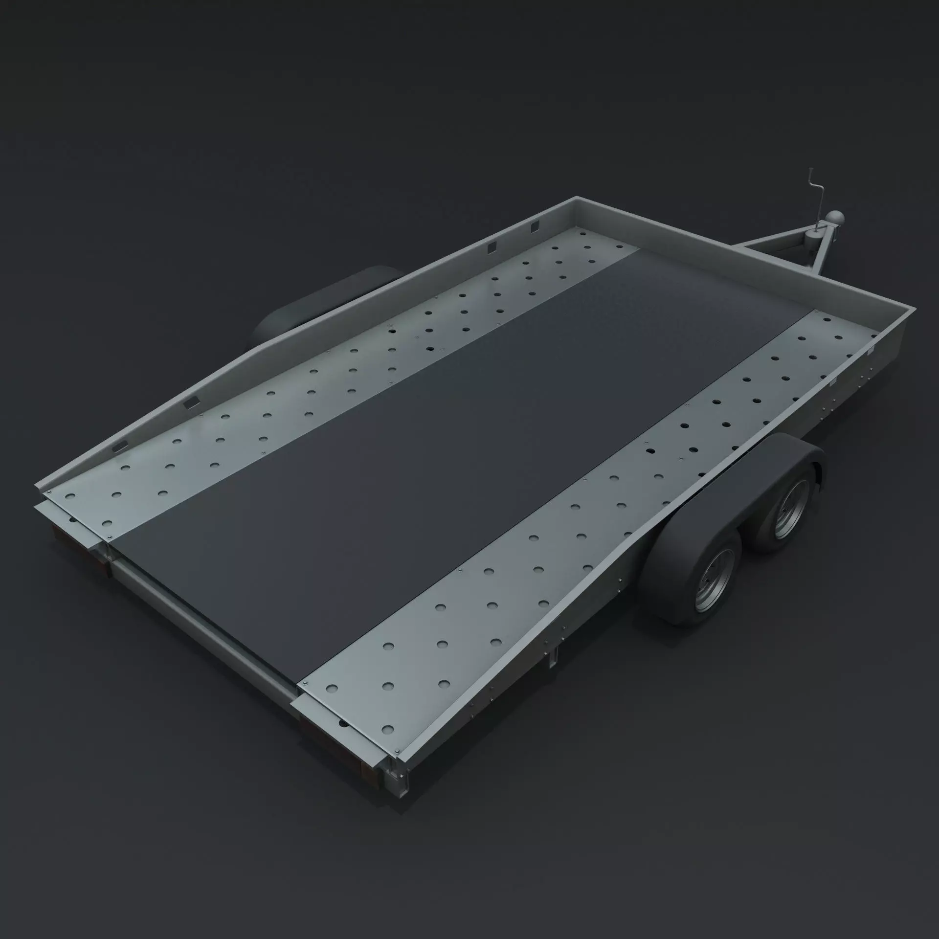 Car Trailer 3D model