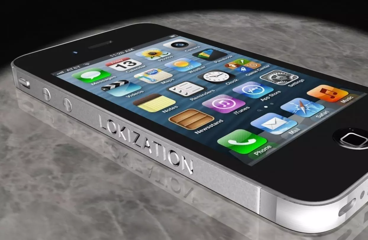 IPHONE 4 LOKIZATION  Low-poly 3D model_0