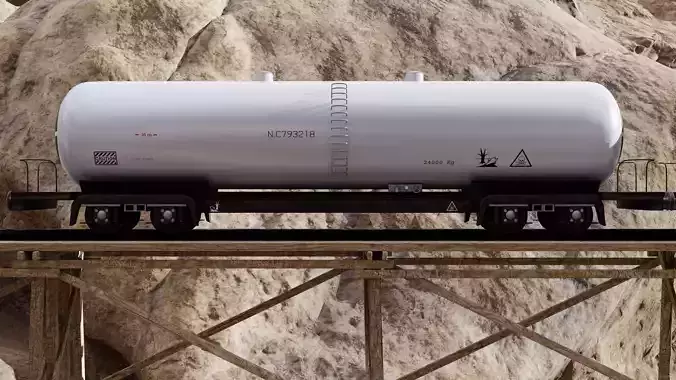 Realistic wagon model optimized UE4