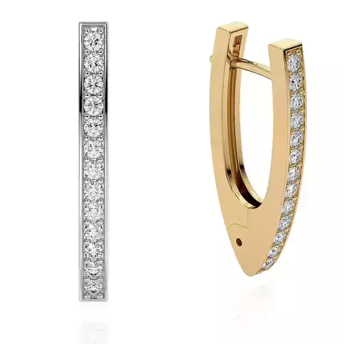 E 0015 Jewelry earrings in two sizes