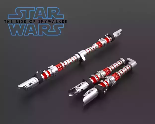 Dark Side Rey Lightsaber 