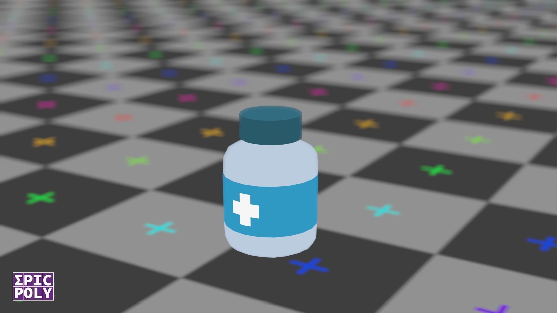 Epic Poly - First Aid Kit Pack Low-poly 3D model_17