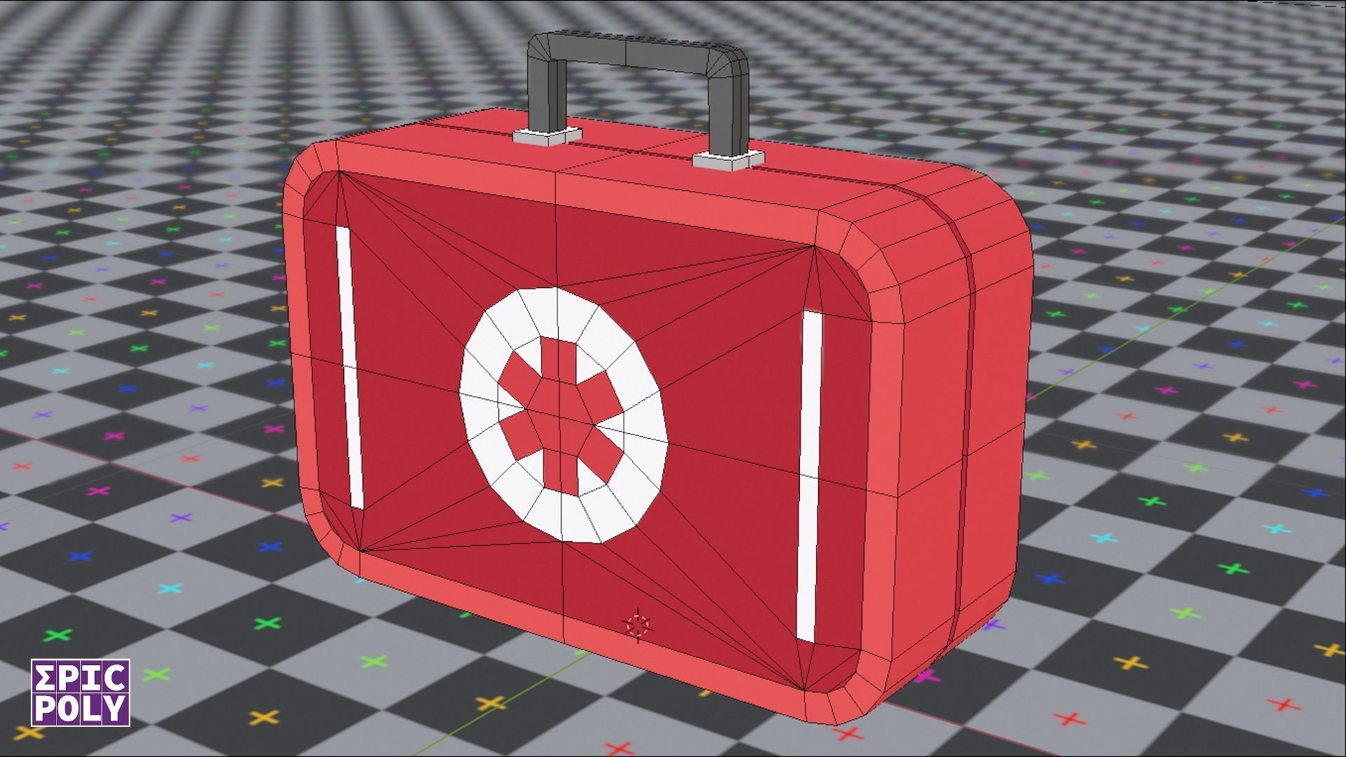 Epic Poly - First Aid Kit Pack Low-poly 3D model_12