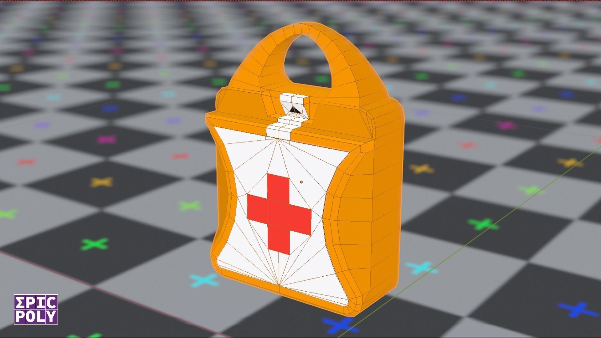 Epic Poly - First Aid Kit Pack Low-poly 3D model_22