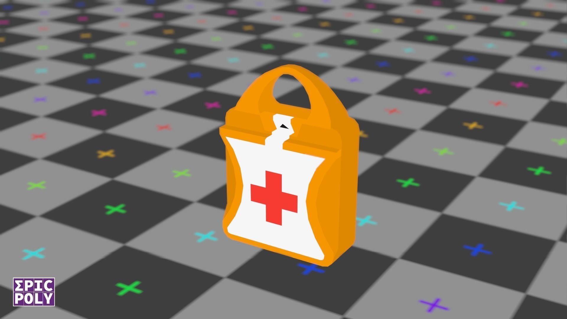 Epic Poly - First Aid Kit Pack Low-poly 3D model_21