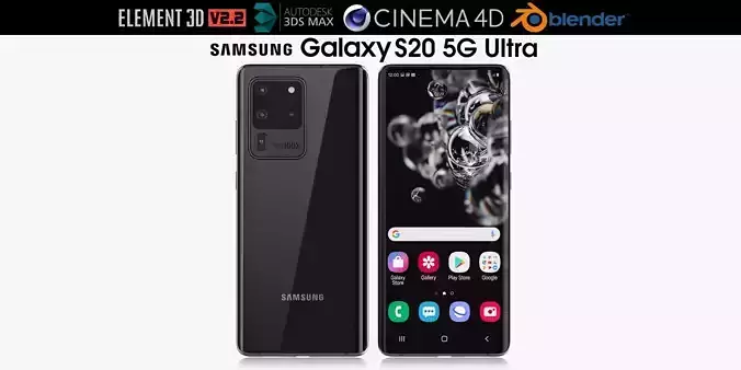 Samsung Galaxy S20 5G Ultra Cosmic Black