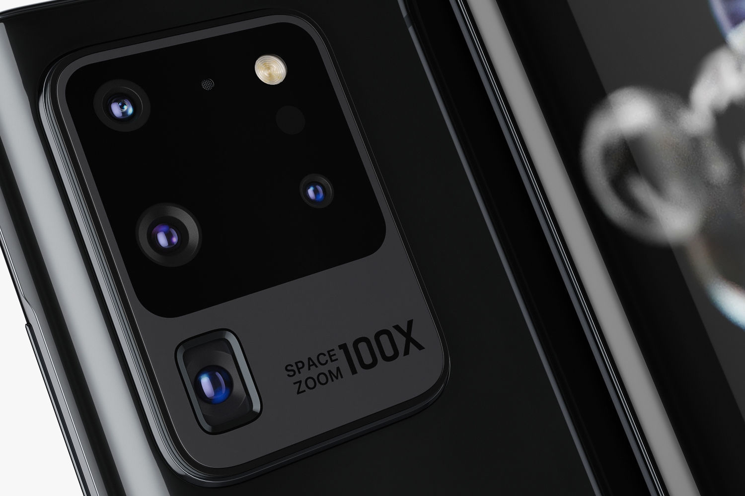 Samsung Galaxy S20 and S20 Plus and S20 5G Ultra cosmic black 3D model_8