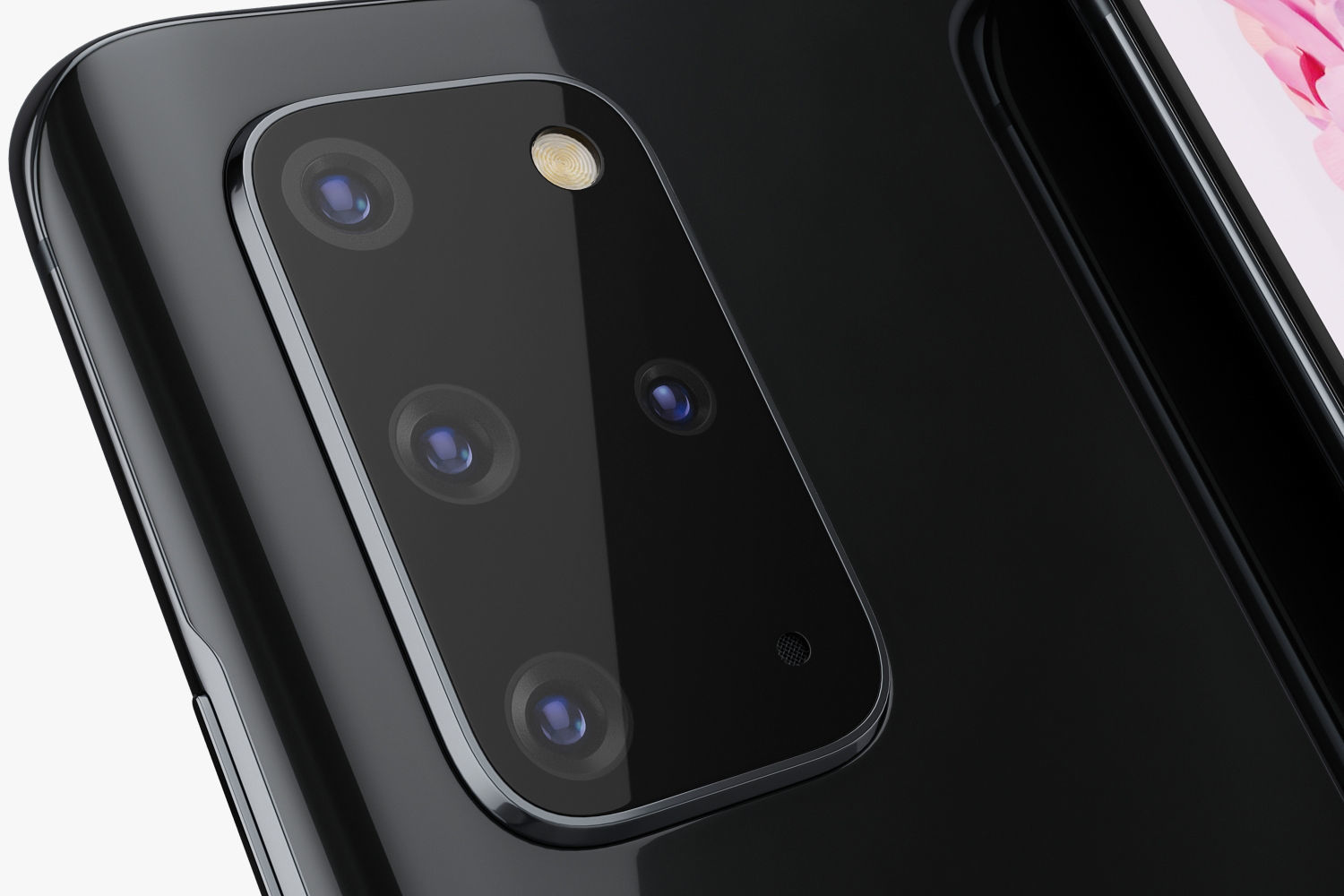 Samsung Galaxy S20 and S20 Plus and S20 5G Ultra cosmic black 3D model_36