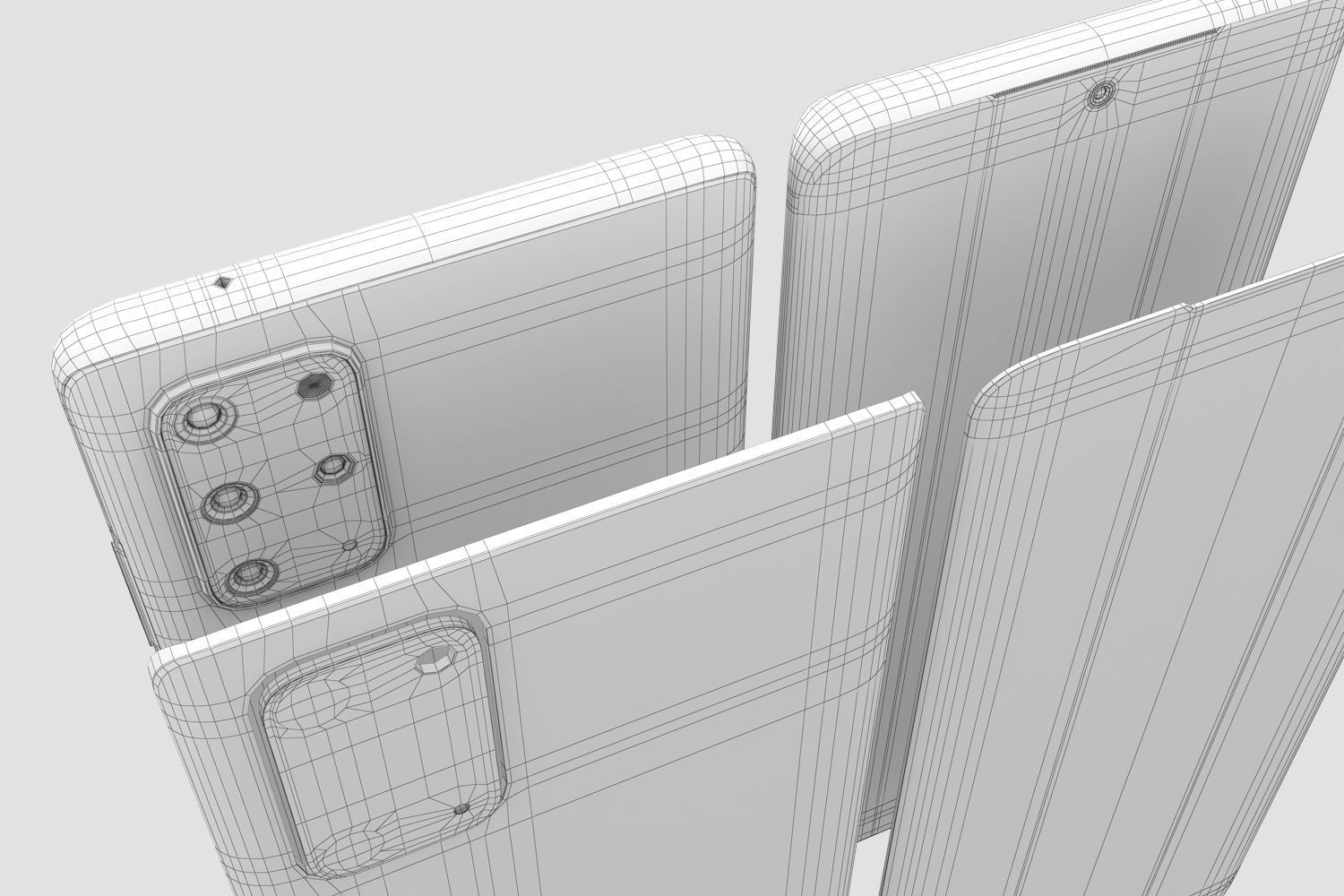 Samsung Galaxy S20 and S20 Plus and S20 5G Ultra cosmic black 3D model_51