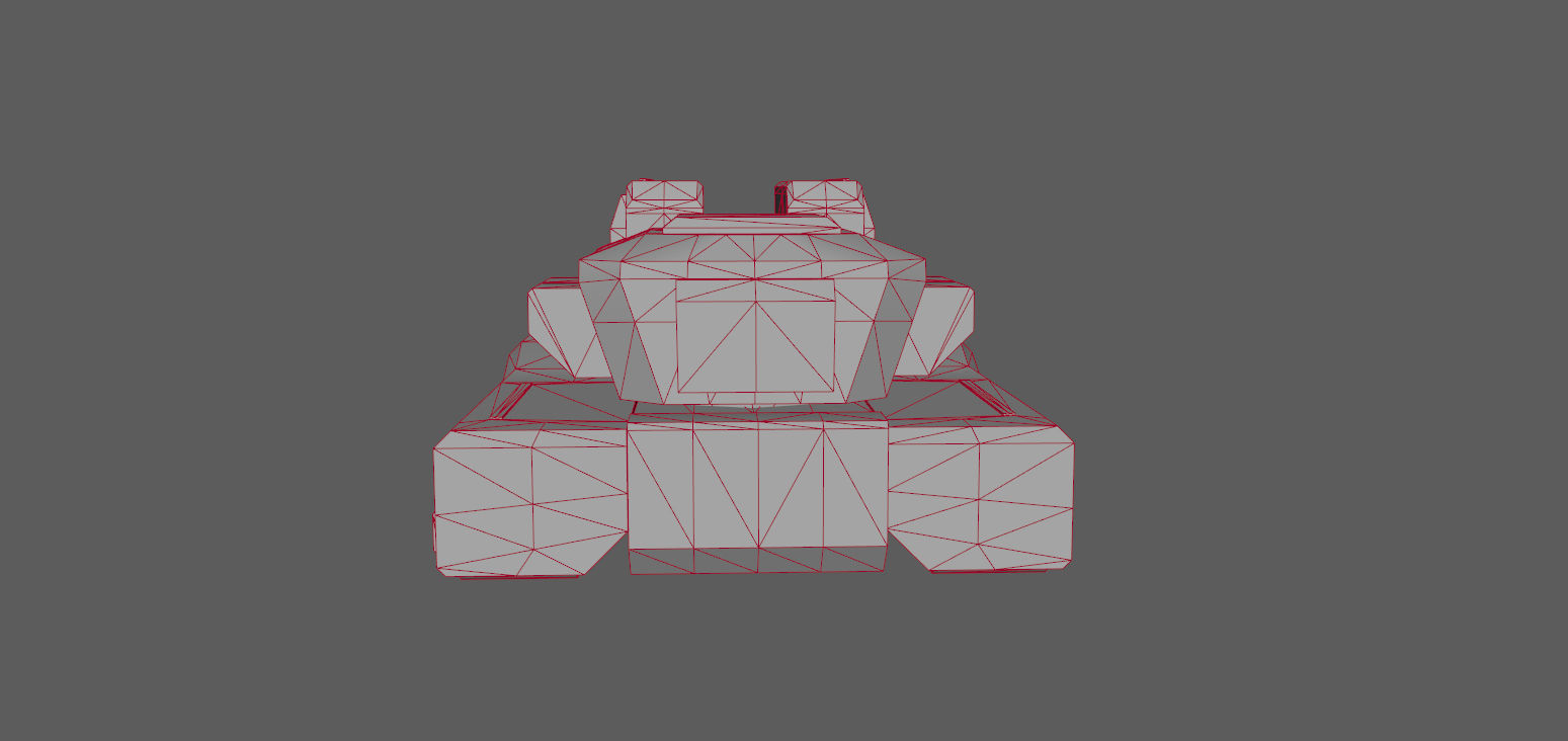 SCI FI TANK IV Low-poly 3D model_13