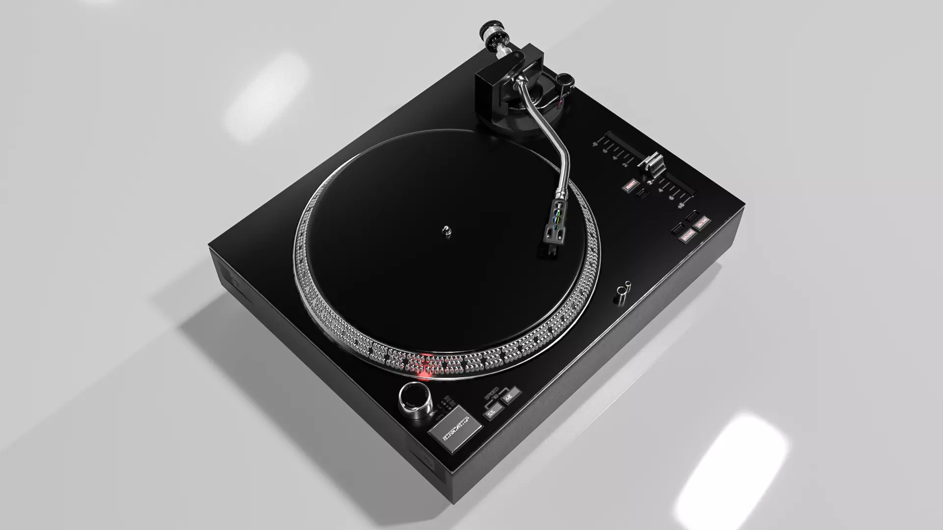 Turntable Vinly Record Player 3D model