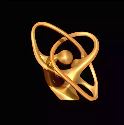 Dancers 3D Sculpture