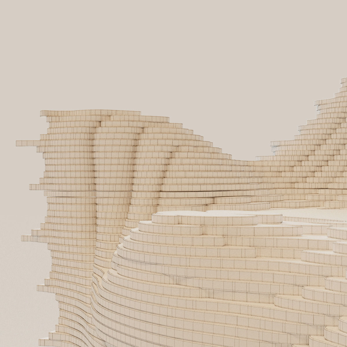 Parametric armchair 2 3D model_5