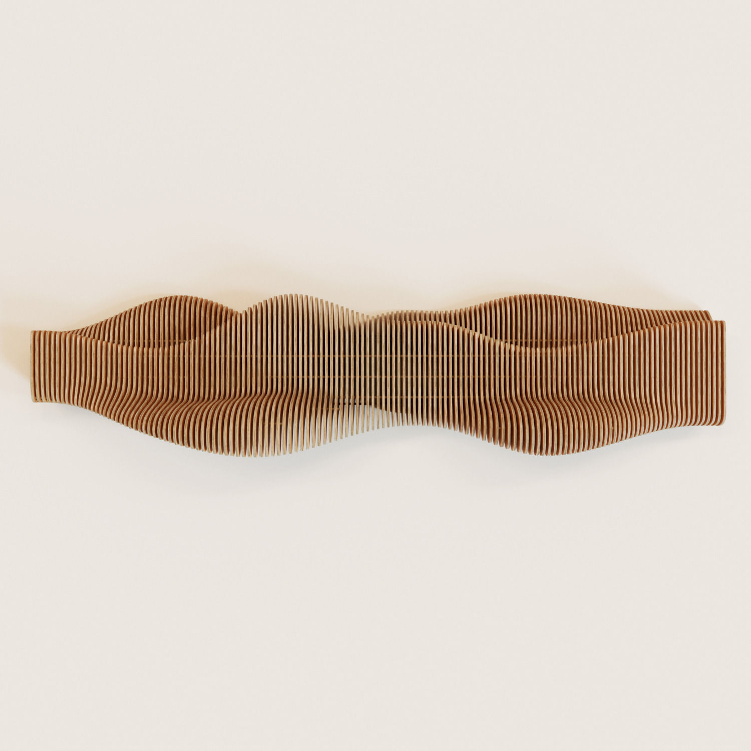 Parametric bench for kids 3D model_2