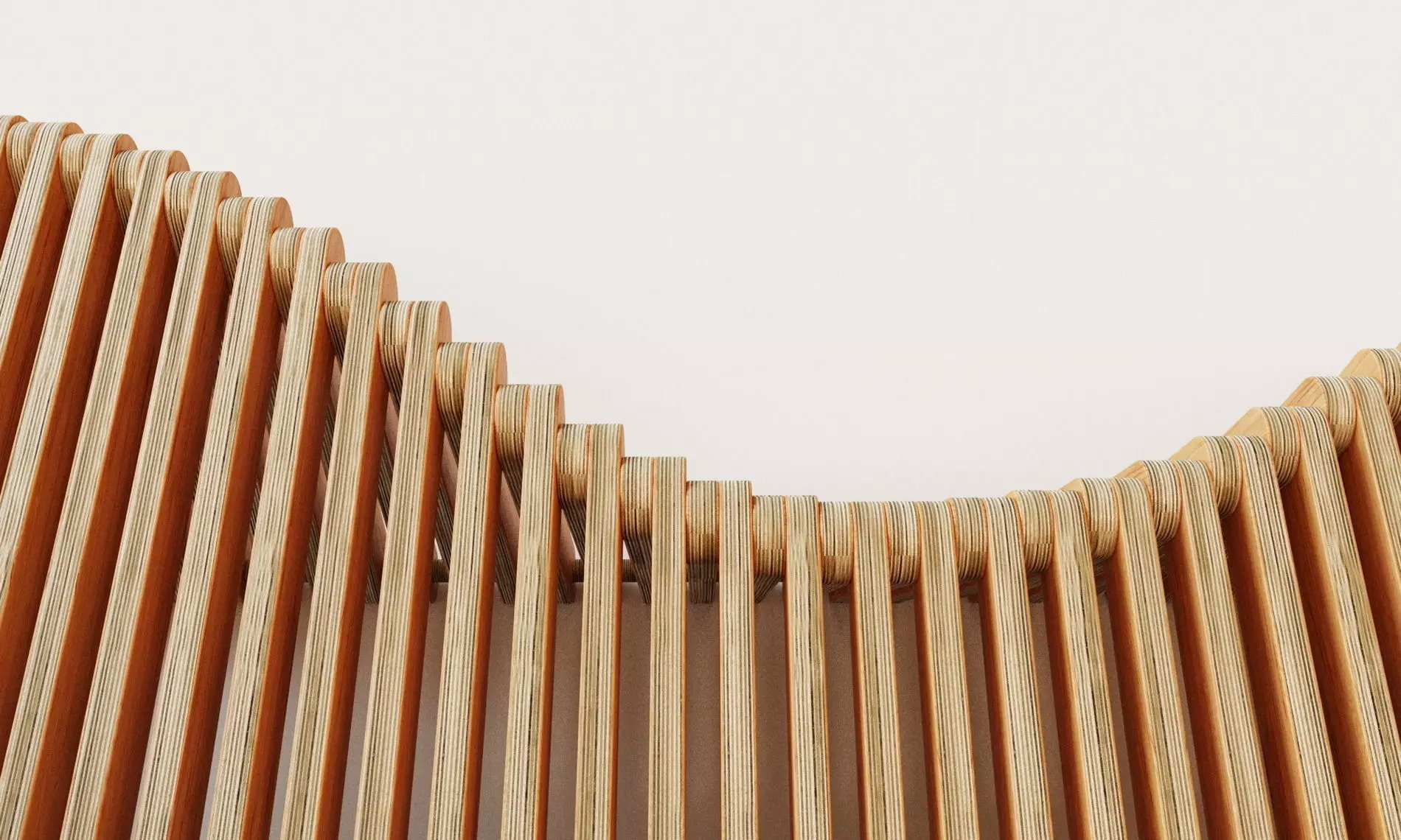 Parametric bench 2 3D model_1