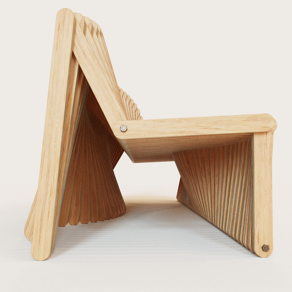 Parametric bench 2 3D model_7