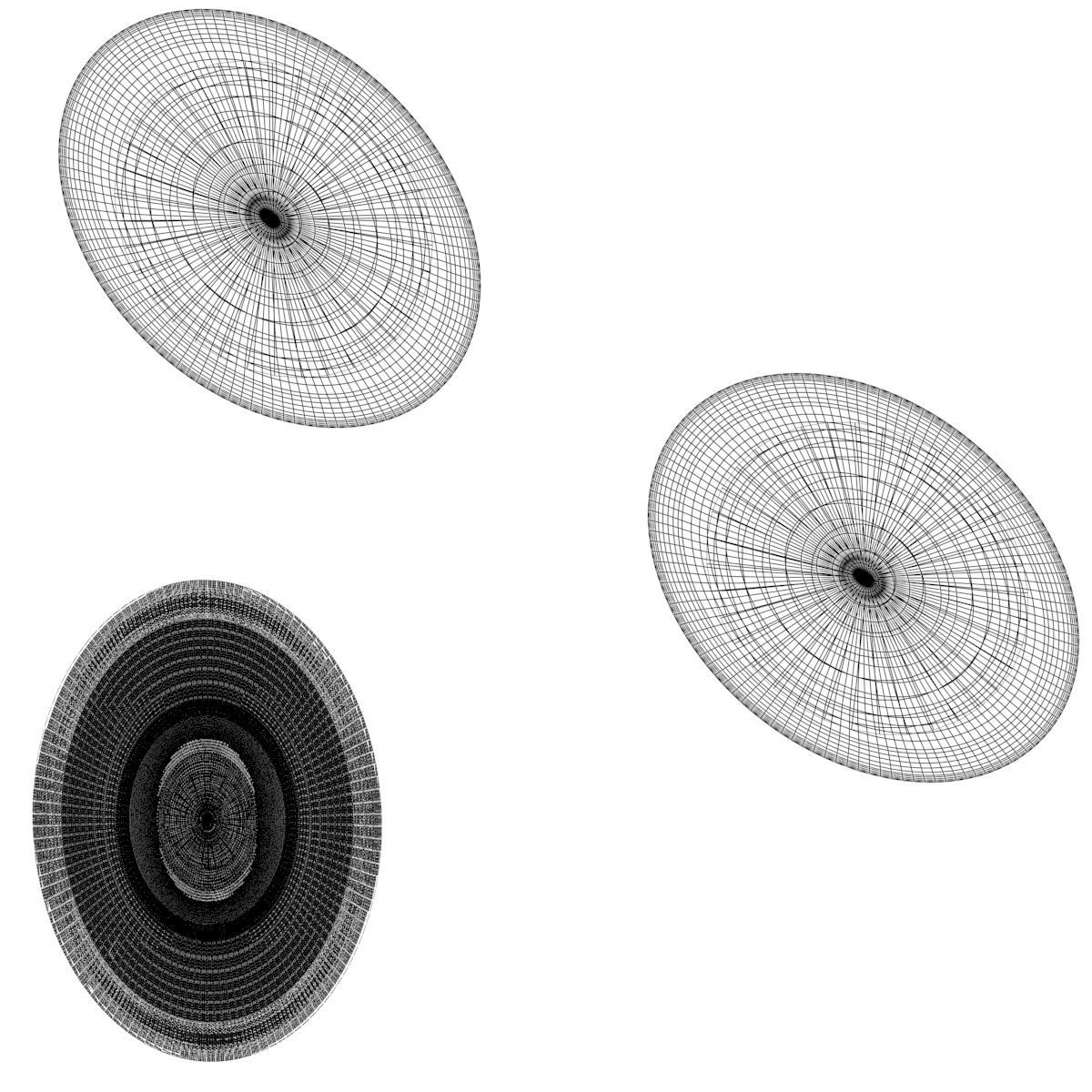 Chinese Gold Ingot  3D model_6