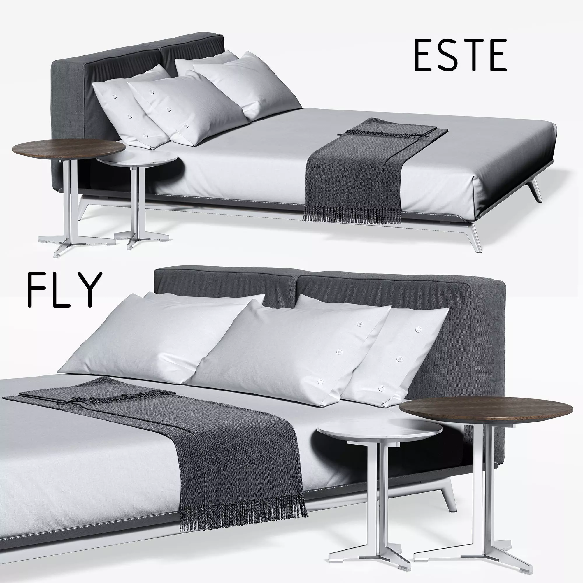 FLEXFORM ESTE BED 3D model_0