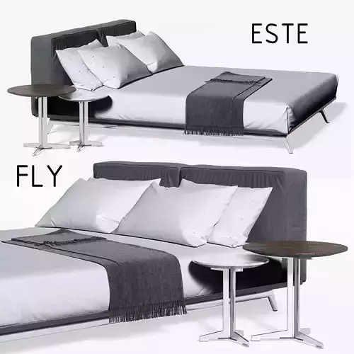 FLEXFORM ESTE BED 3D model