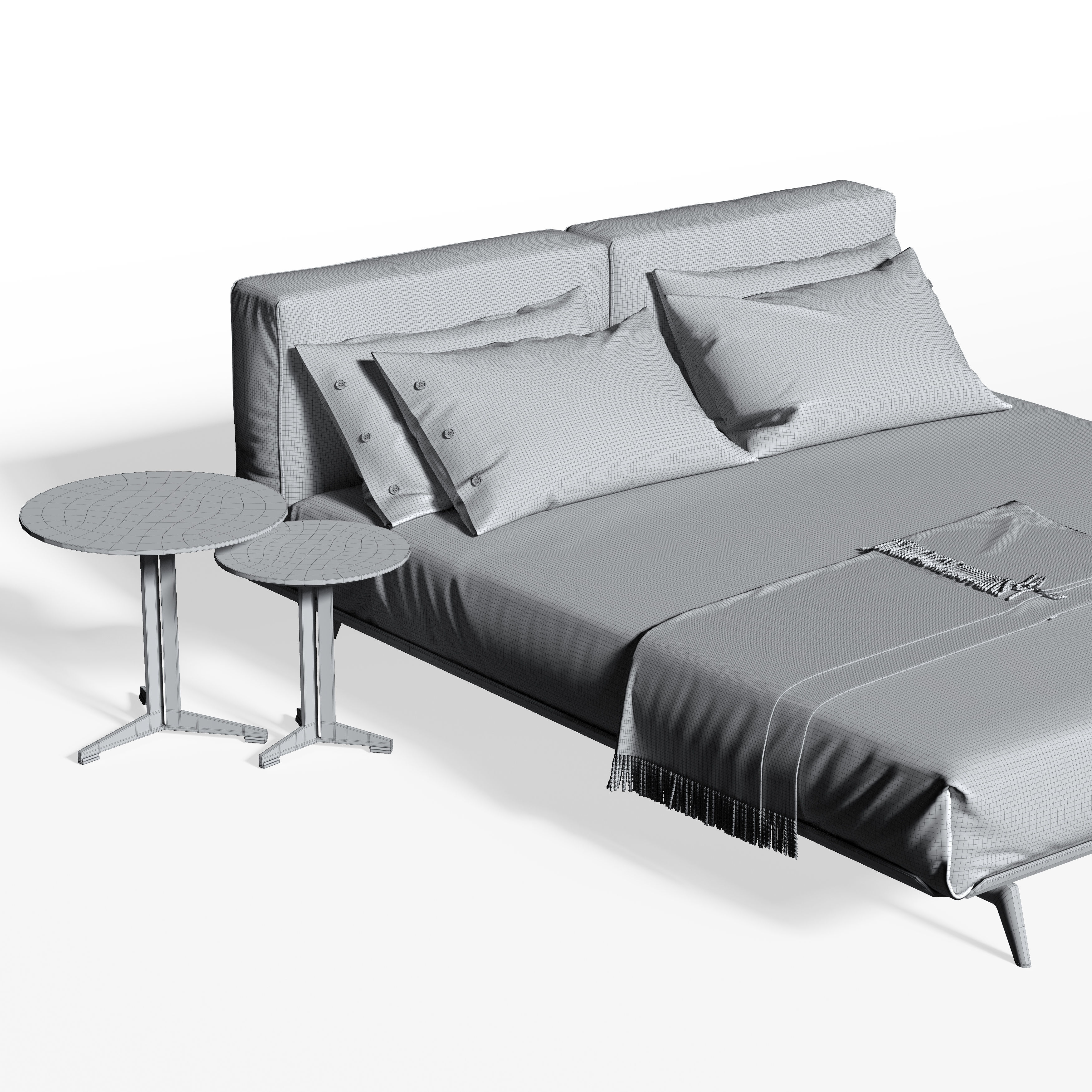 FLEXFORM ESTE BED 3D model_9