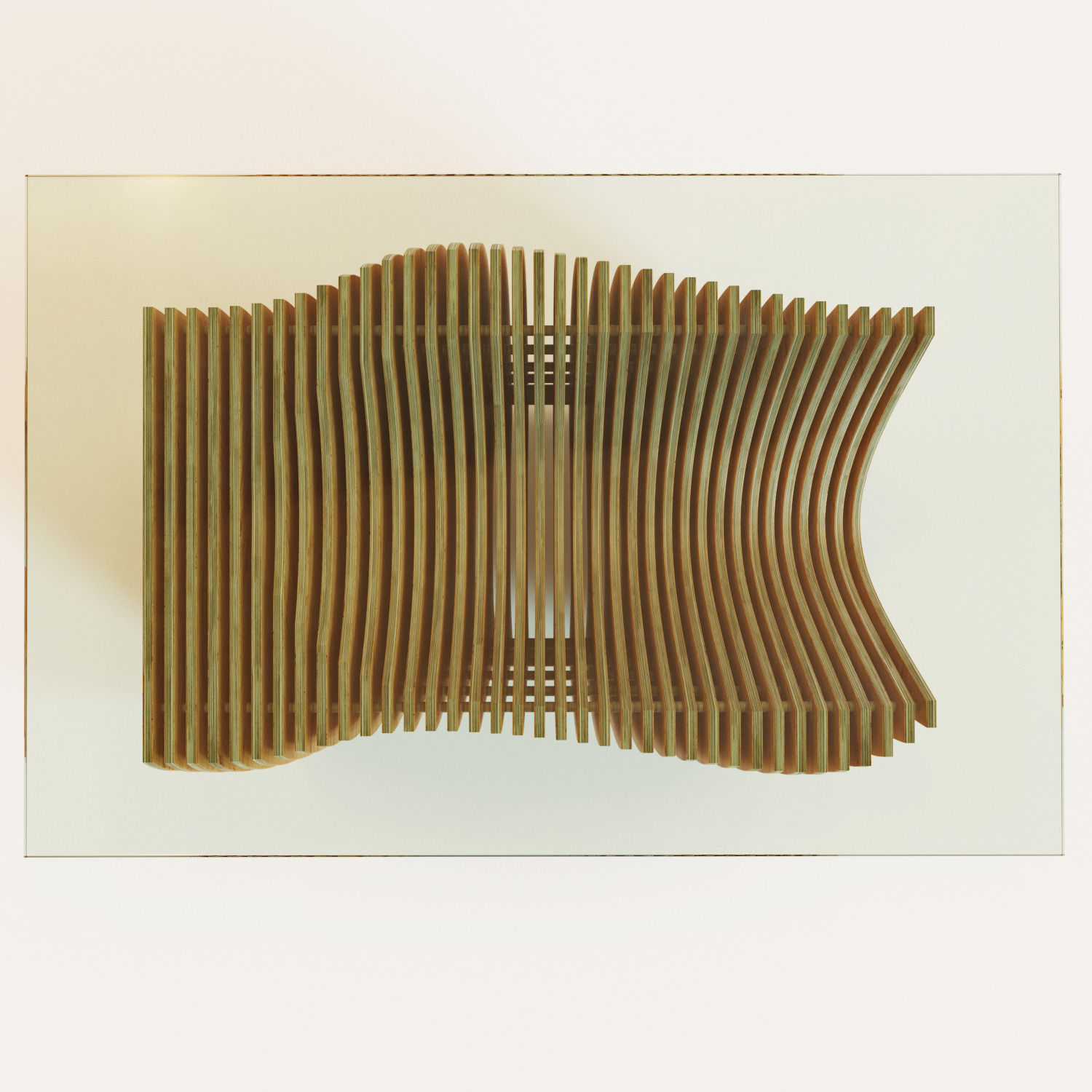 Parametric kitchen table 3D model_2