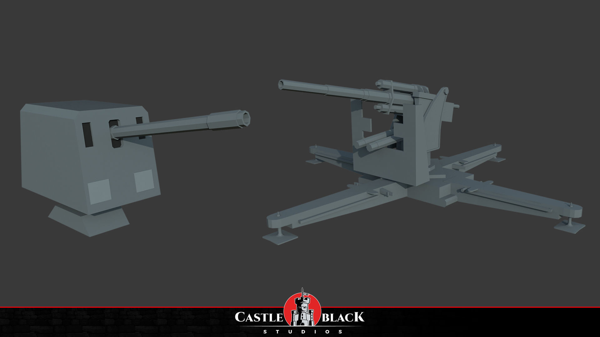 Military War Pack Low-poly 3D model_6