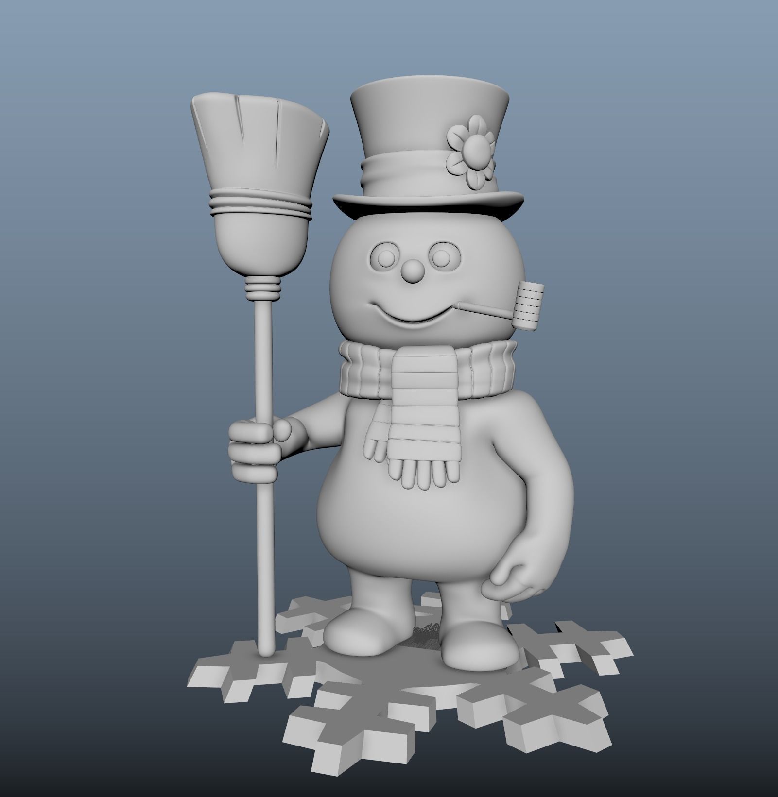 Frosty The Snowman 3D print model_8