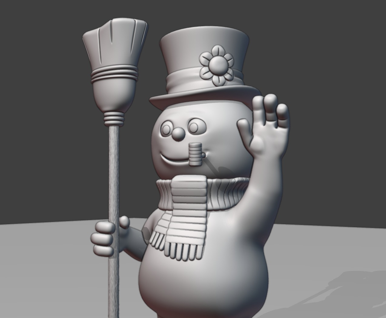 Frosty The Snowman 3D print model_5