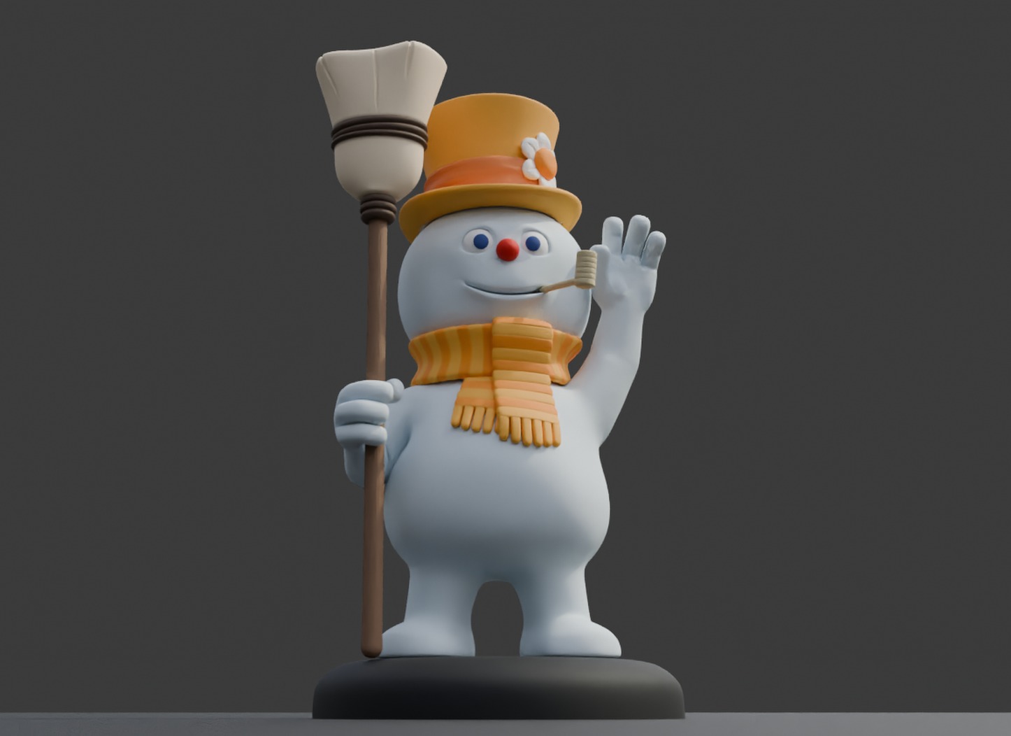 Frosty The Snowman 3D print model_2