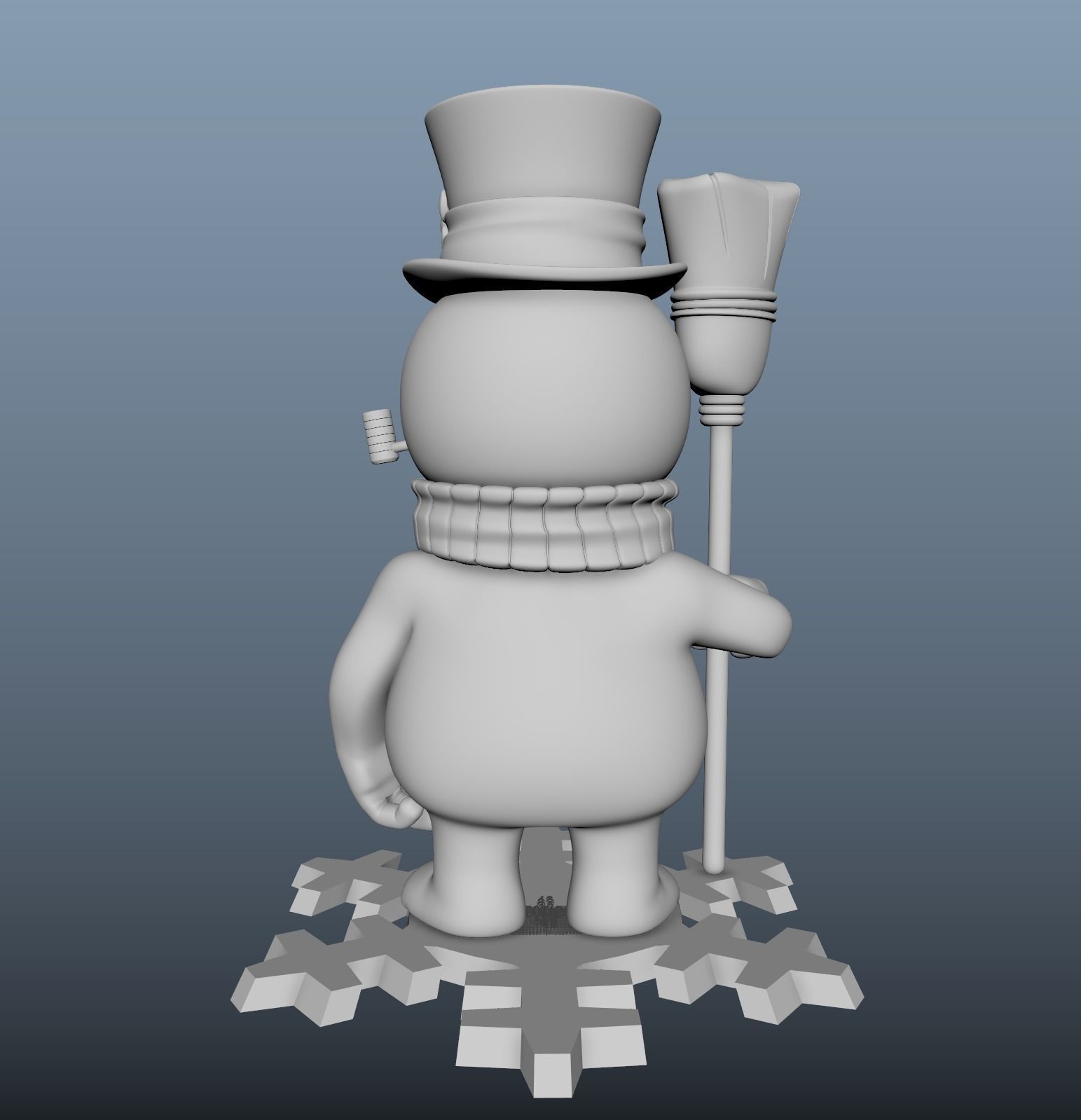 Frosty The Snowman 3D print model_9
