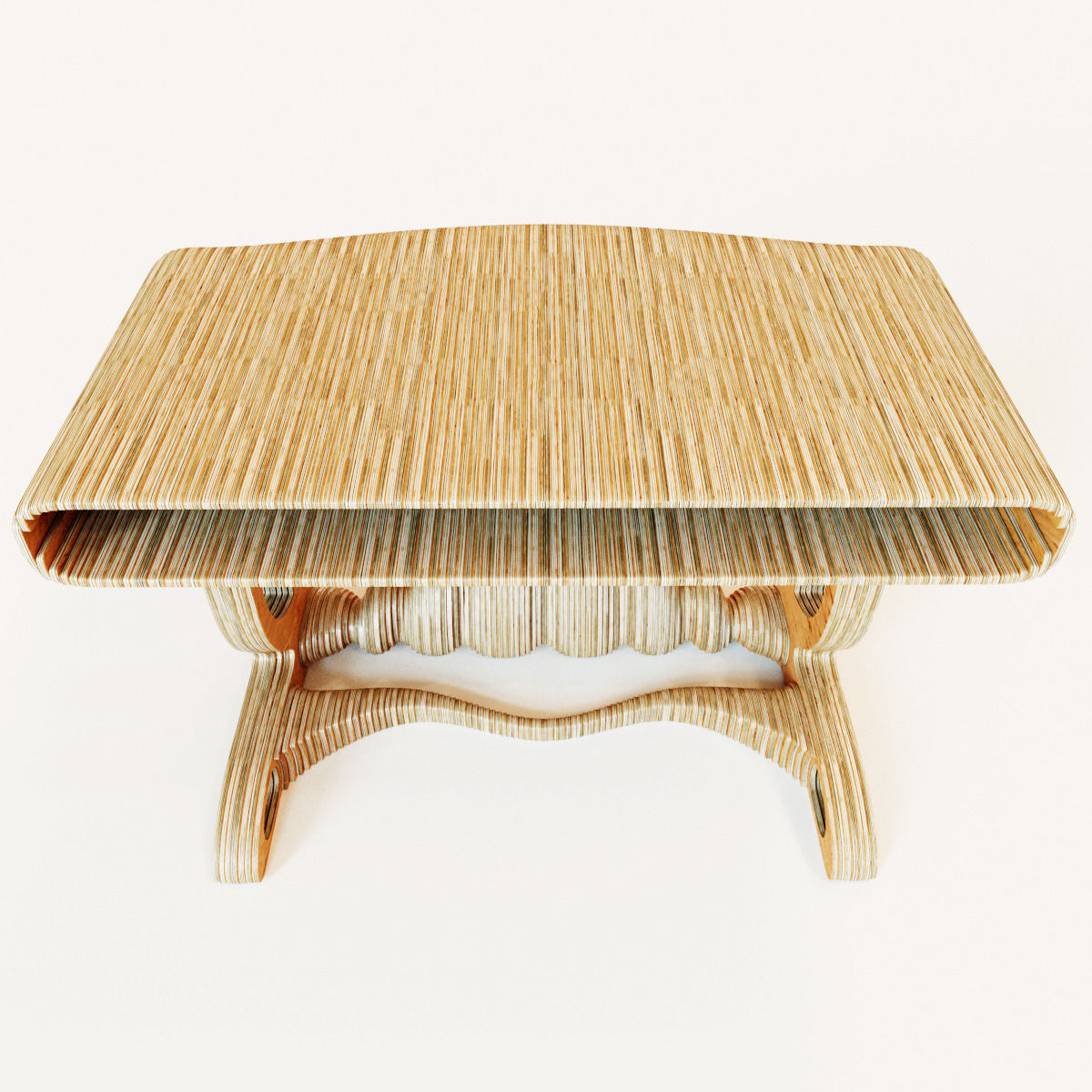 Parametric table 3D model_1